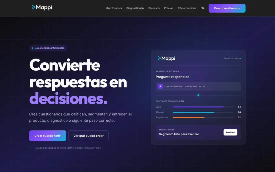 El sitio de Mappi en getmappi.com
